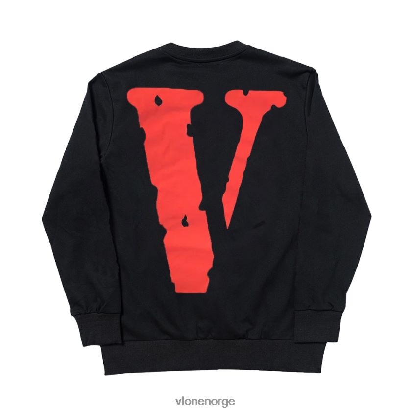 menn topp Vlone tupac rebel of the underground sweatshirt hvit P608VV382