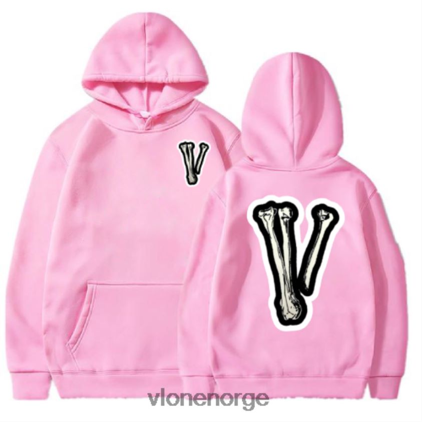 menn topp Vlone bones v skull hettegenser P608VV94