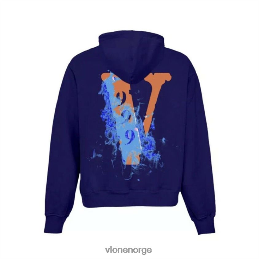 menn topp Vlone juice wrld 999 hettegenser lilla P608VV14