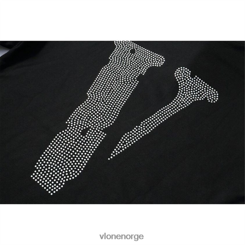 menn topp Vlone krystall diamant venner hettegenser P608VV34