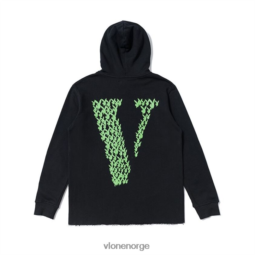 menn topp Vlone playboy bunny face v hettegenser P608VV76