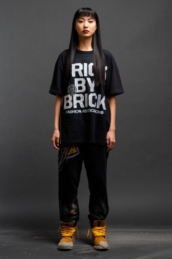 menn topp Vlone bbb association t-skjorte i rhinestone P608VV113