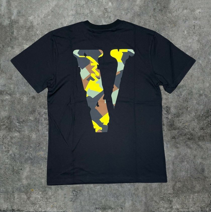 menn topp Vlone call of duty friends t-skjorte i bomull P608VV258