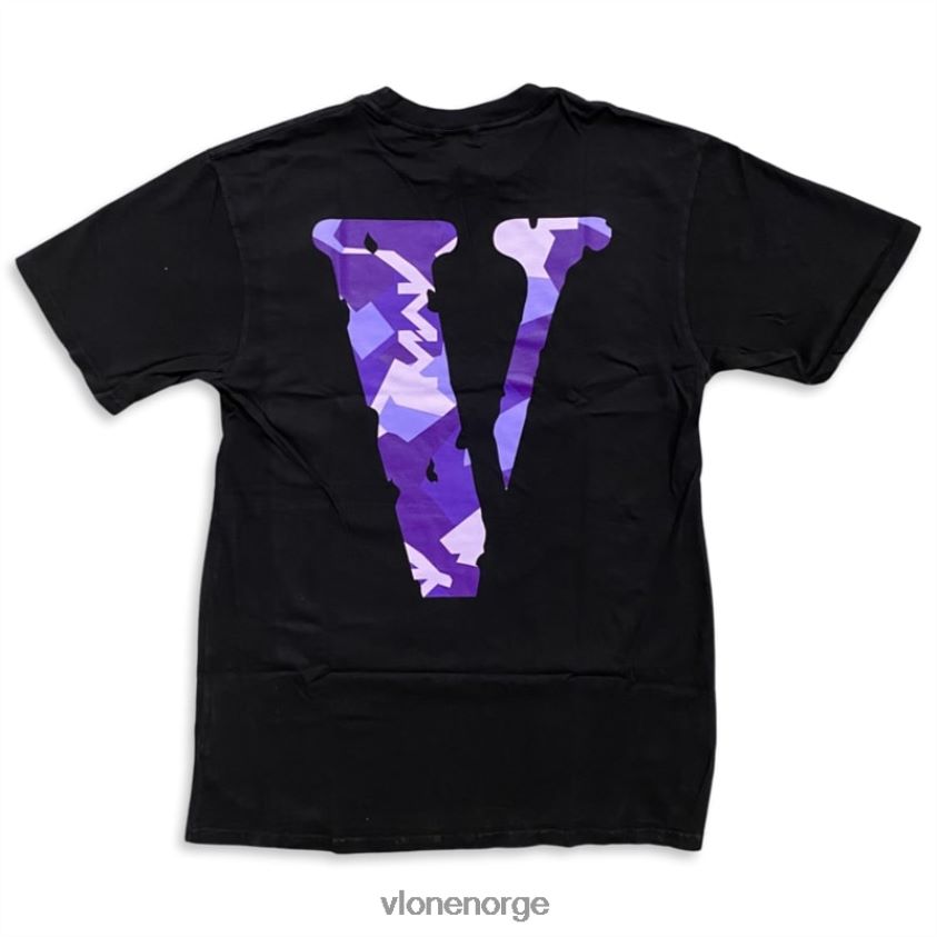 menn topp Vlone call of duty lilla camo t-skjorte P608VV259