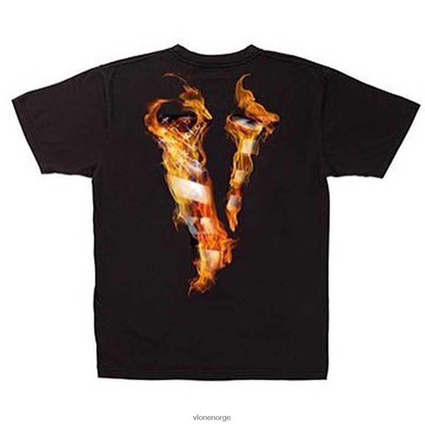 menn topp Vlone elsker svart t-skjorte P608VV177