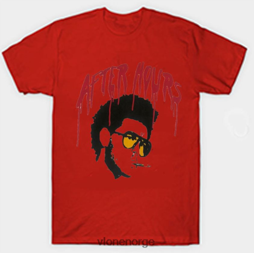 menn topp Vlone etter timer jeg afro tee P608VV332