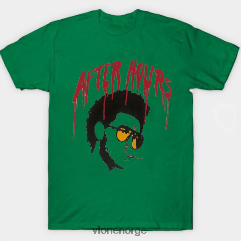 menn topp Vlone etter timer jeg afro tee P608VV332