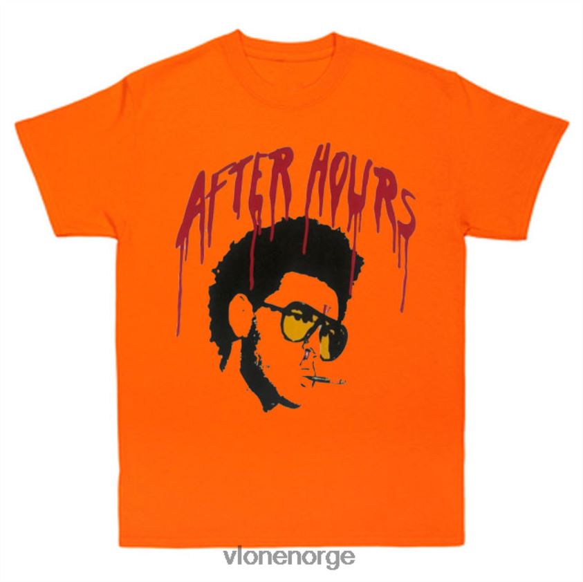 menn topp Vlone etter timer jeg afro tee P608VV332