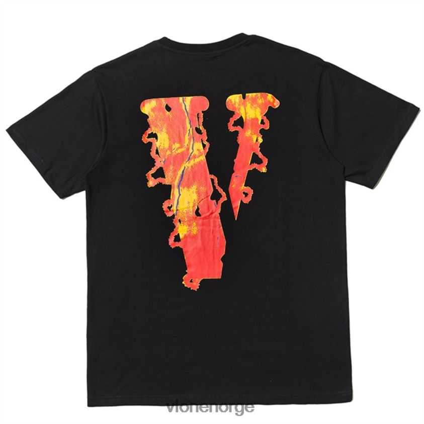 menn topp Vlone flame skull t-skjorte for voksne P608VV352