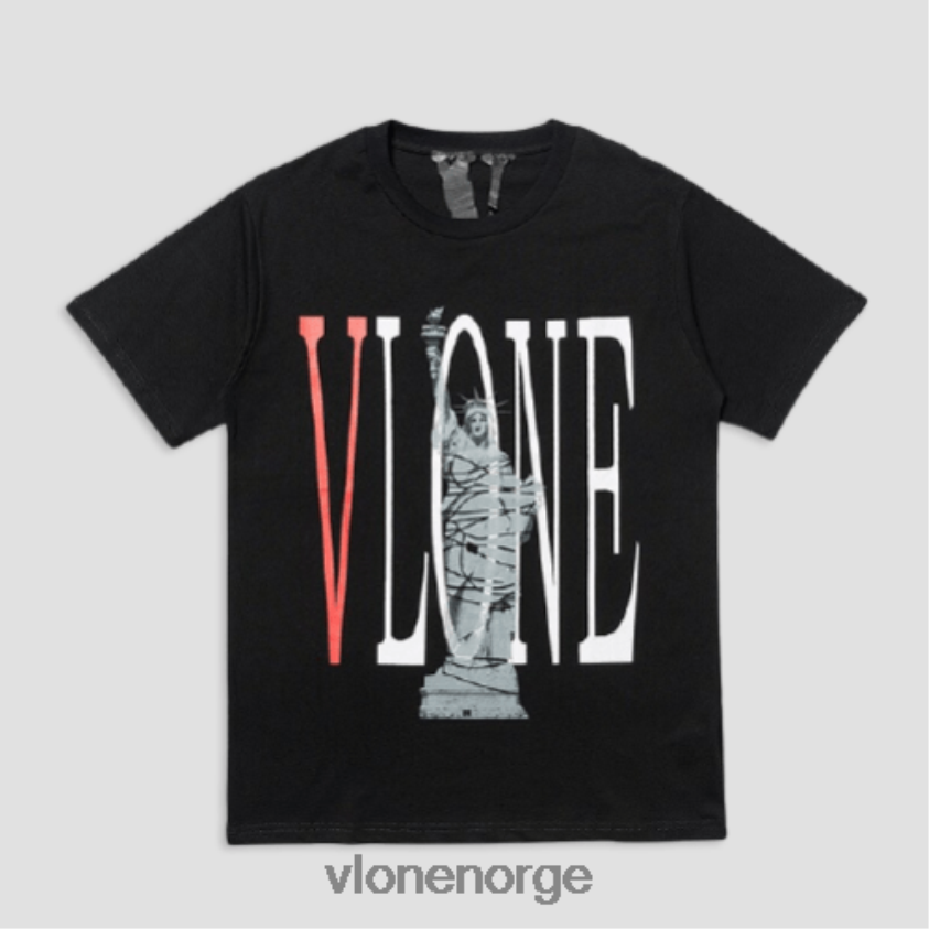 menn topp Vlone frihetsstatue hip hop t-skjorte P608VV299