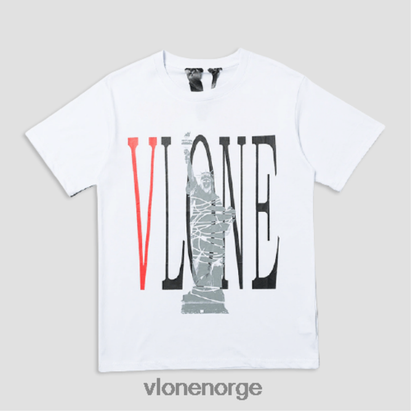 menn topp Vlone frihetsstatue hip hop t-skjorte P608VV299