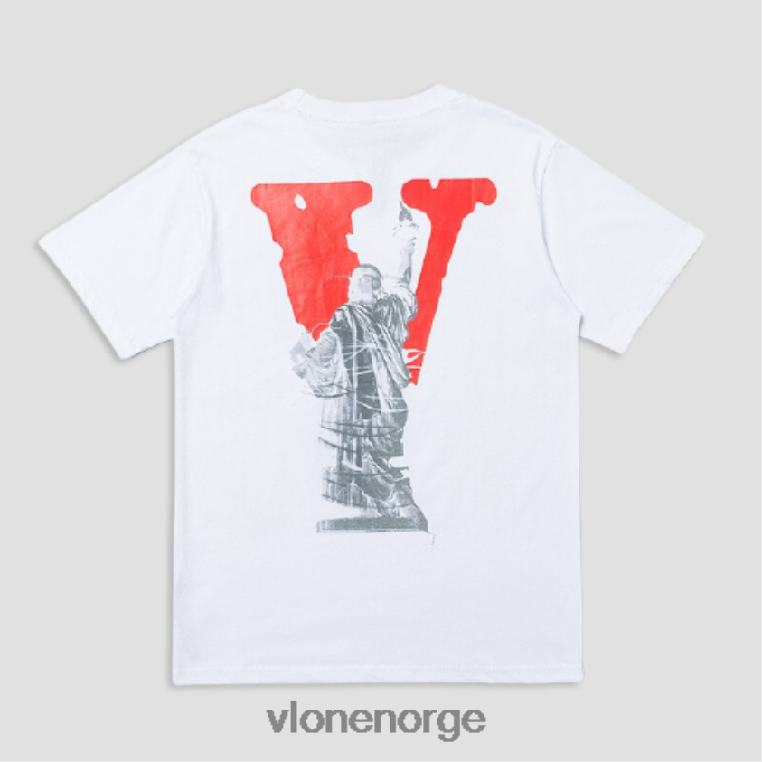 menn topp Vlone frihetsstatue hip hop t-skjorte P608VV299