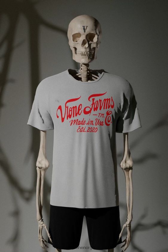 menn topp Vlone høste og så t-skjorte P608VV102