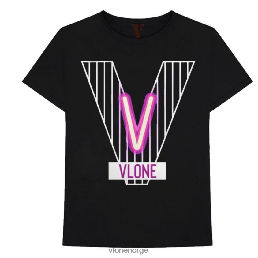 menn topp Vlone hyttebrann t-skjorte P608VV274