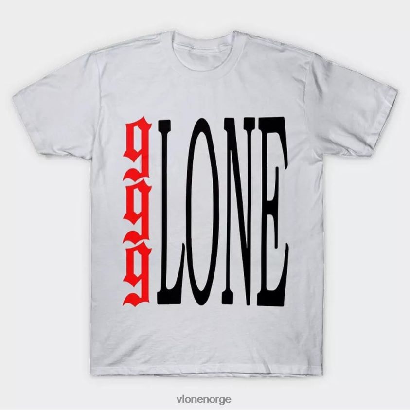 menn topp Vlone juice wrld 999 logo-t-skjorte P608VV151