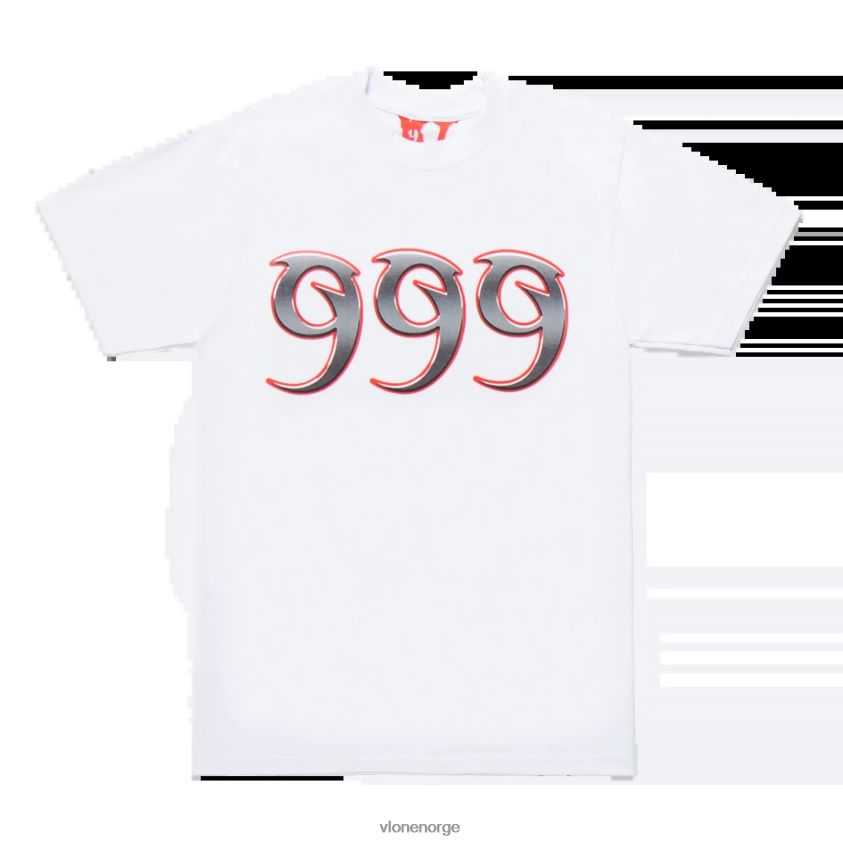 menn topp Vlone juice wrld blade tee hvit P608VV120