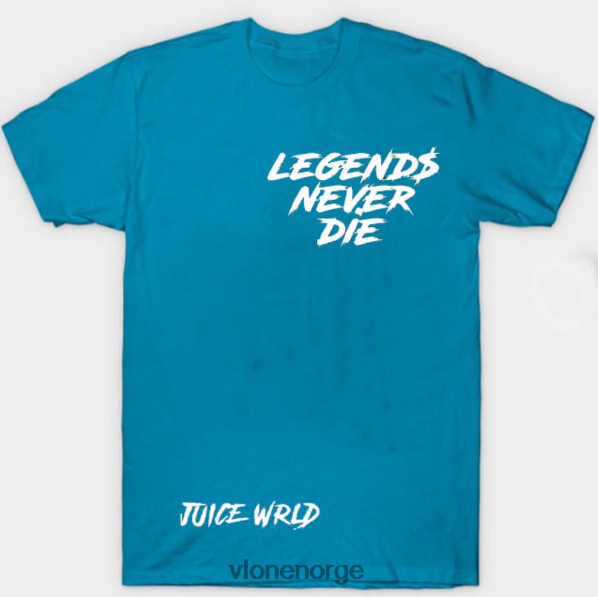 menn topp Vlone juice wrld inferno tee gul for voksne P608VV150