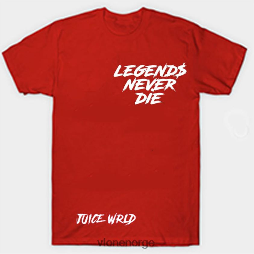 menn topp Vlone juice wrld inferno tee gul for voksne P608VV150