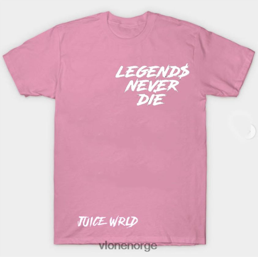 menn topp Vlone juice wrld inferno tee gul for voksne P608VV150