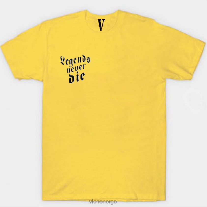 menn topp Vlone juice wrld legends never die t-skjorte P608VV146