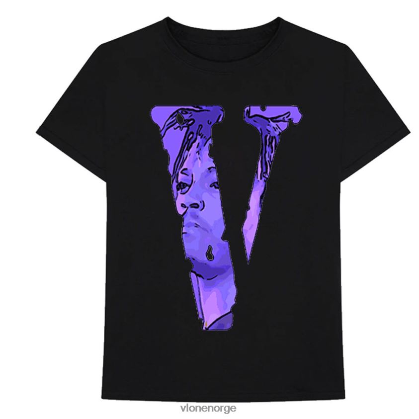 menn topp Vlone juice wrld legends never die t-skjorte foran P608VV145
