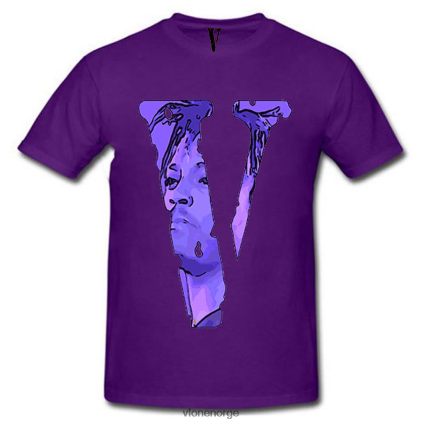 menn topp Vlone juice wrld legends never die t-skjorte foran P608VV145