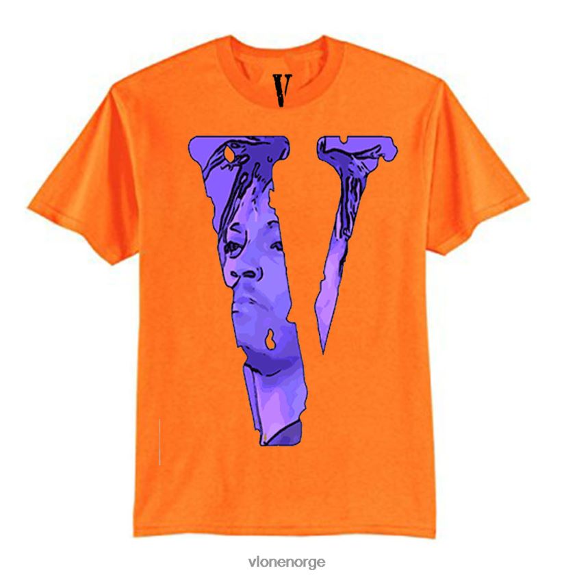 menn topp Vlone juice wrld legends never die t-skjorte foran P608VV145