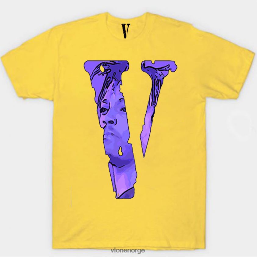 menn topp Vlone juice wrld legends never die t-skjorte foran P608VV145