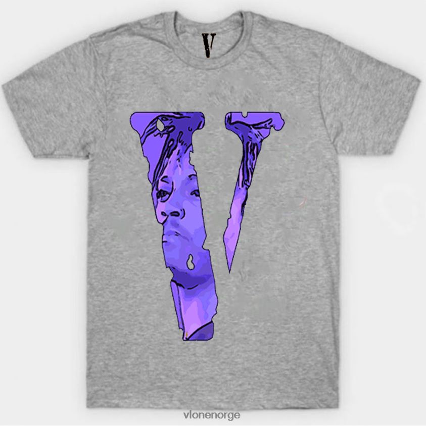 menn topp Vlone juice wrld legends never die t-skjorte foran P608VV145