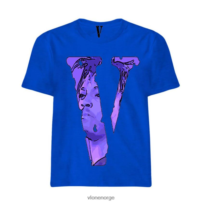 menn topp Vlone juice wrld legends never die t-skjorte foran P608VV145