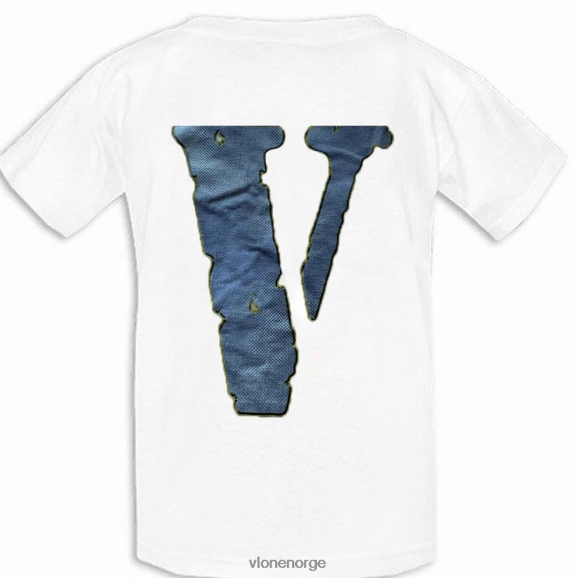 menn topp Vlone marino infanteri diamant hvit t-skjorte P608VV196