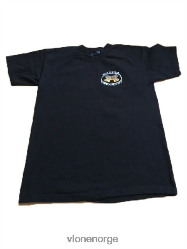 menn topp Vlone marino infantry diamant svart t-skjorte P608VV188
