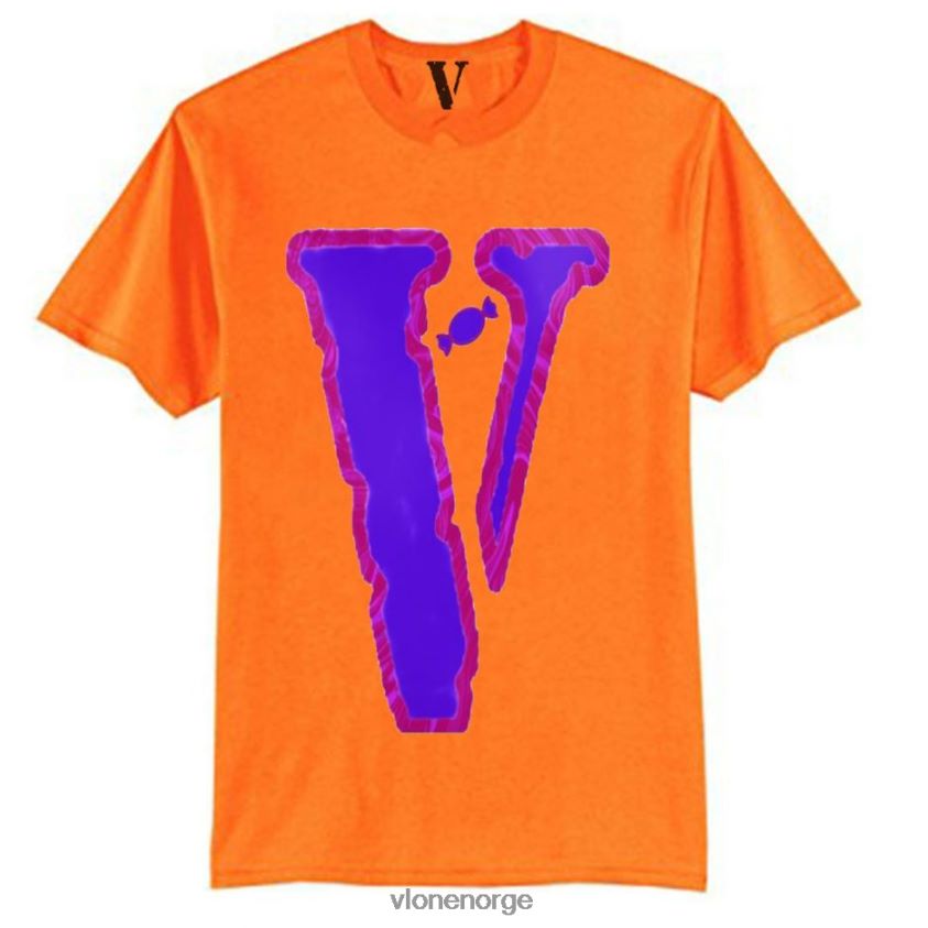 menn topp Vlone marmor t-skjorte i sukkerspinn P608VV273