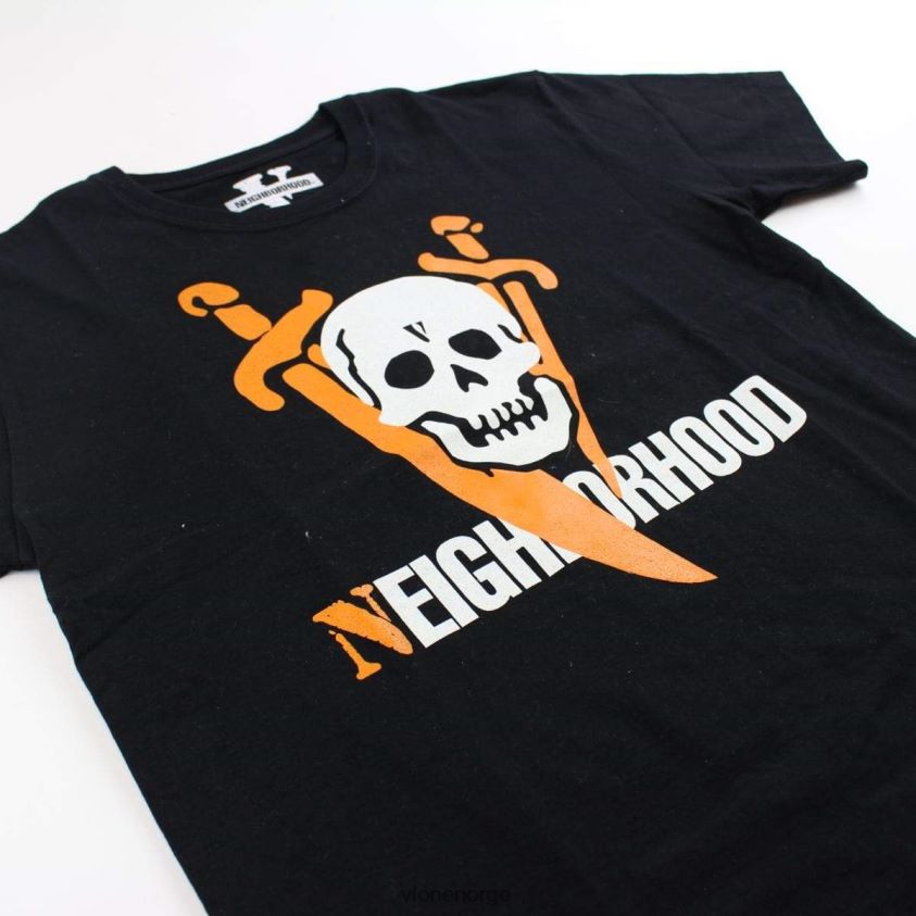menn topp Vlone nabolaget skull logo t-skjorte P608VV254