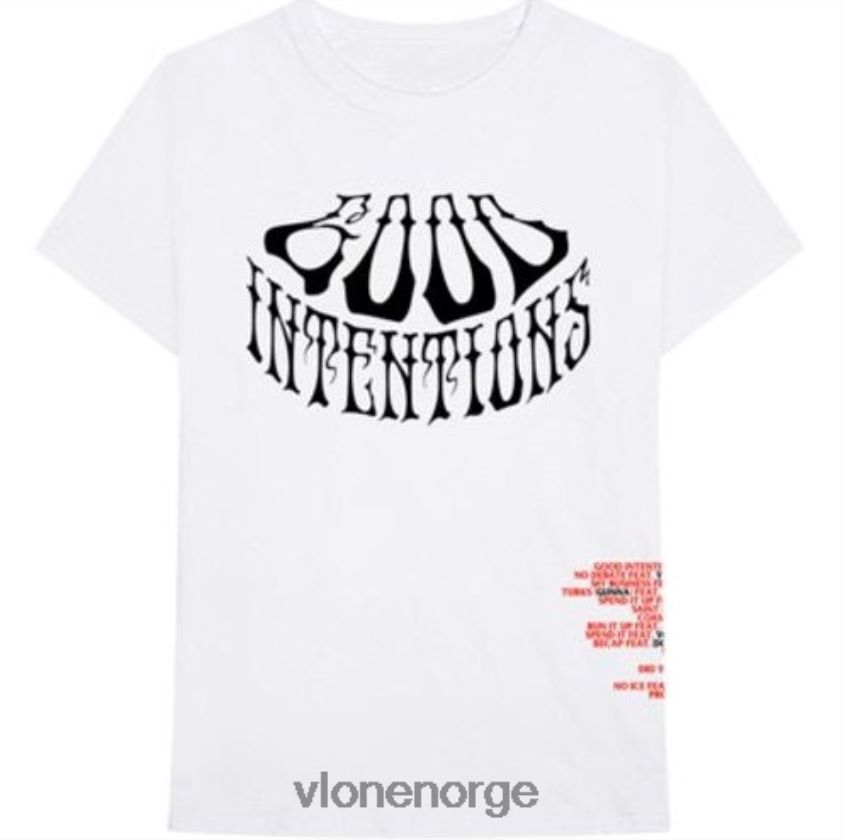 menn topp Vlone nav død tee P608VV318