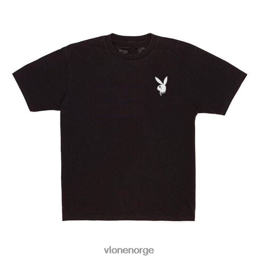 menn topp Vlone playboy carti bunny svart t-skjorte P608VV201