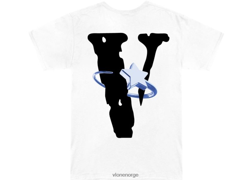 menn topp Vlone pop smoke halo t-skjorte P608VV339