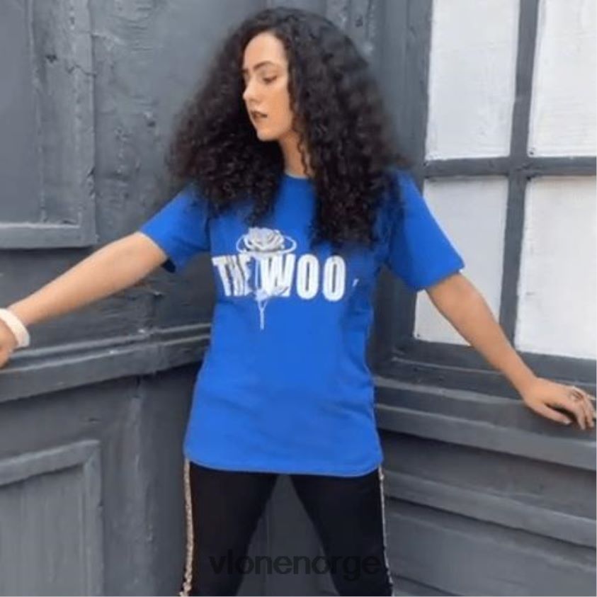 menn topp Vlone pop smoke the woo t-skjorte P608VV311