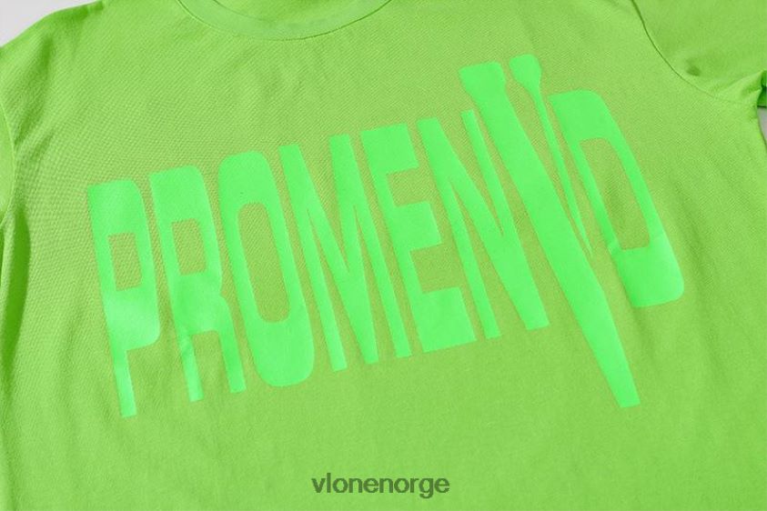 menn topp Vlone promevd t-skjorte grønn P608VV247