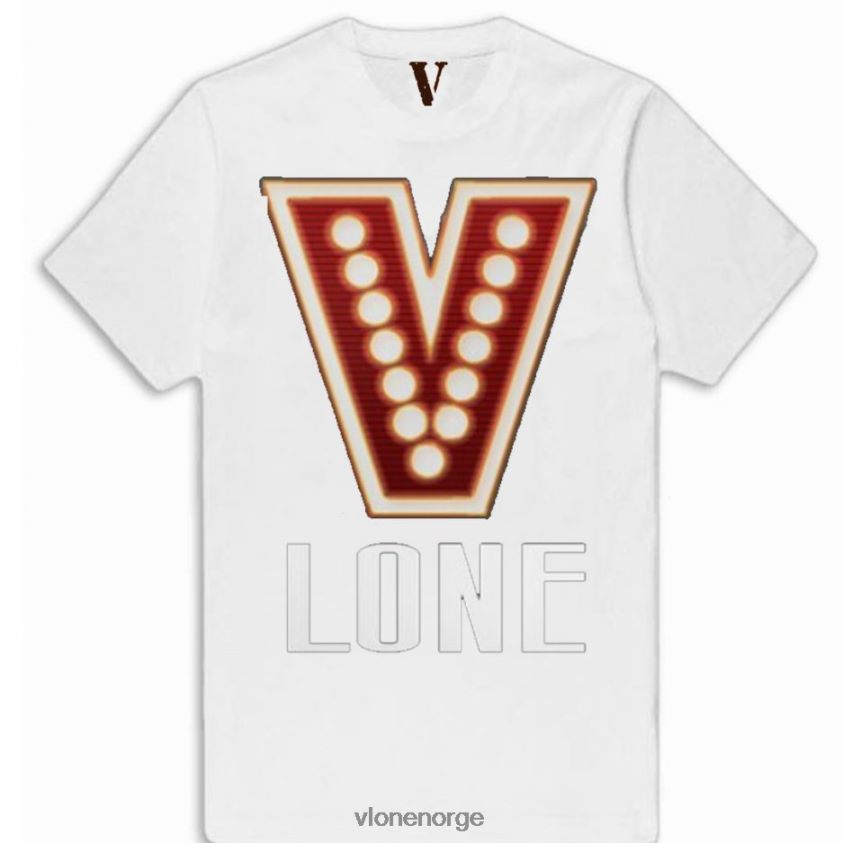 menn topp Vlone rødt lys t-skjorte P608VV271