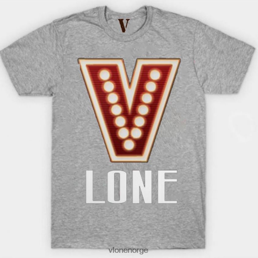 menn topp Vlone rødt lys t-skjorte P608VV271