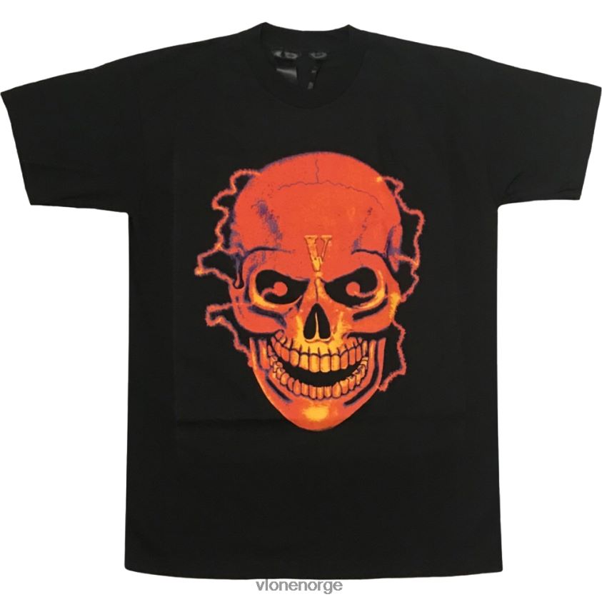 menn topp Vlone shocker skull t-skjorte P608VV361