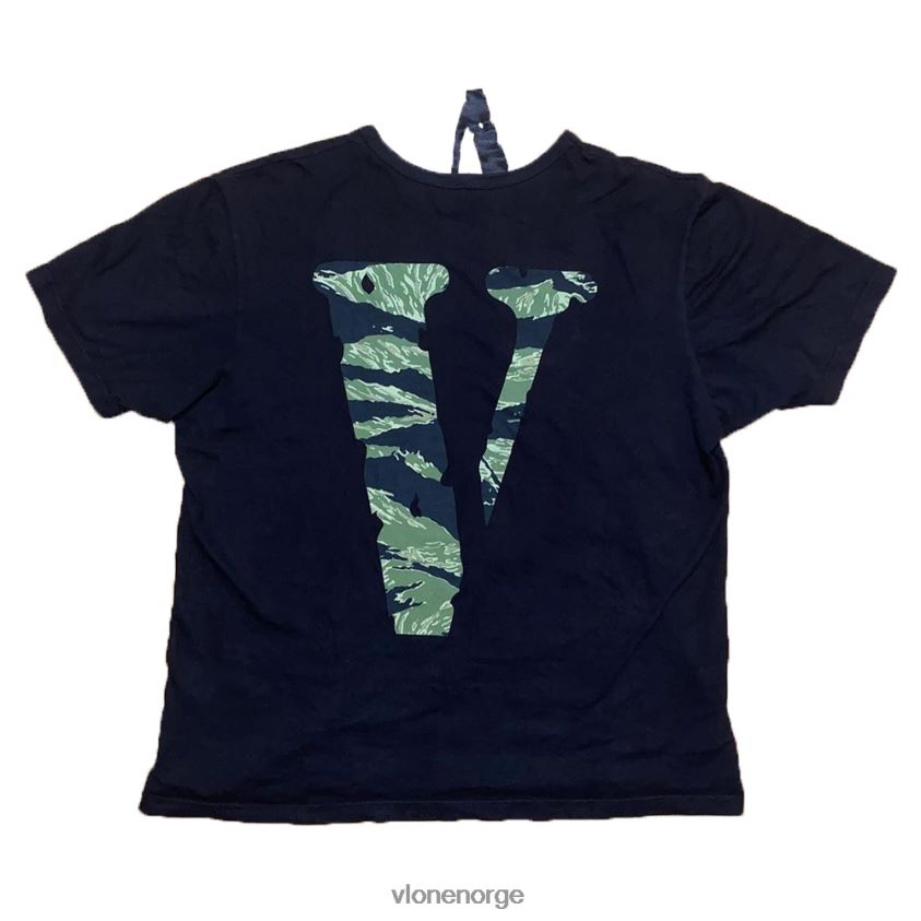 menn topp Vlone skog camo venner t-skjorte svart P608VV227