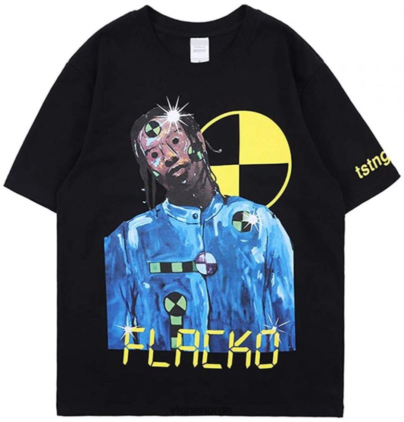 menn topp Vlone snarest testing av hip hop rapper t-skjorte P608VV287