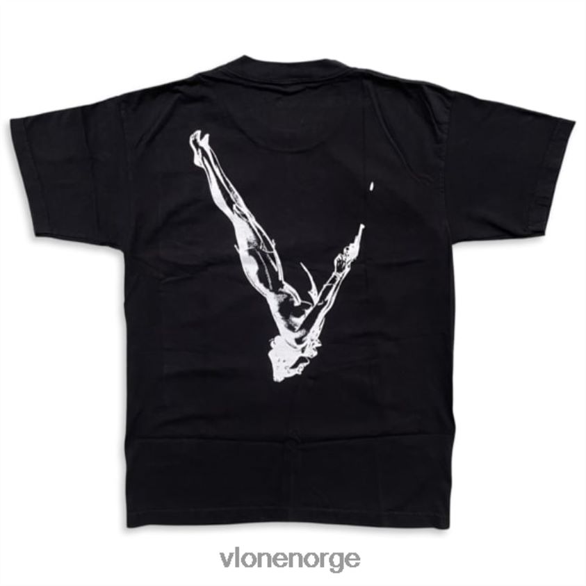 menn topp Vlone texas gunslinger state tee svart P608VV182
