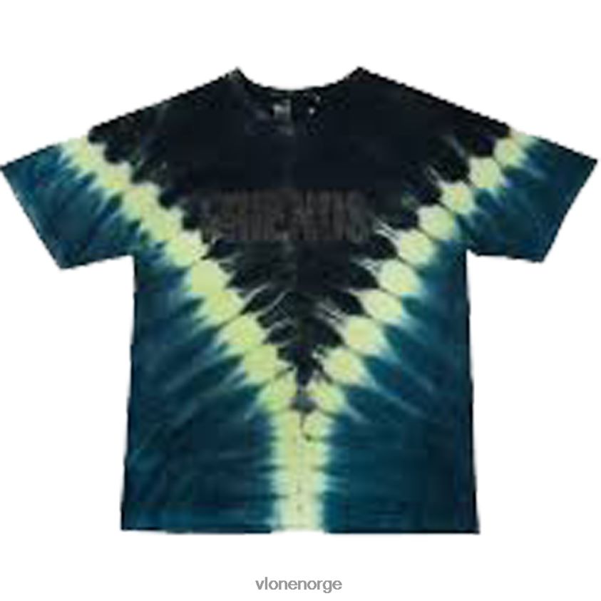 menn topp Vlone tie dye t-skjorte P608VV353