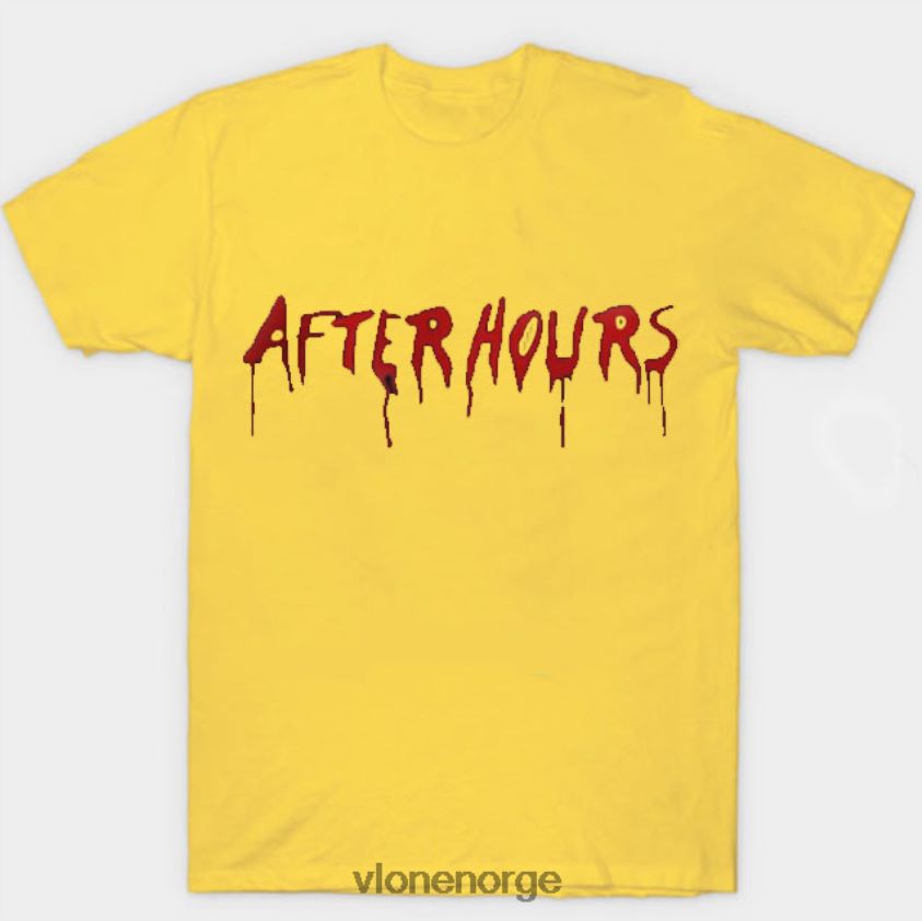 menn topp Vlone uken etter timer syredrypp t-skjorte P608VV333