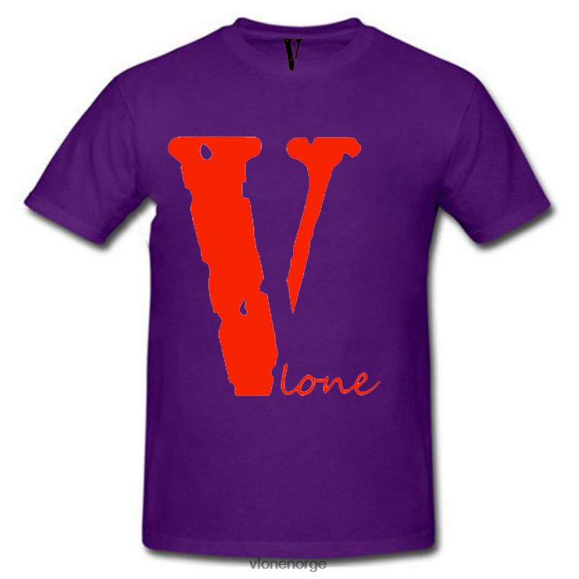 menn topp Vlone v ensom t-skjorte P608VV316