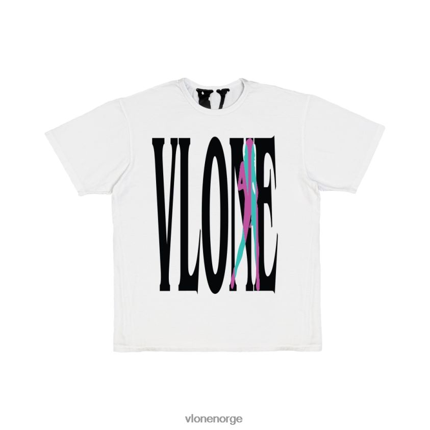 menn topp Vlone vice city t-skjorte hvit P608VV233
