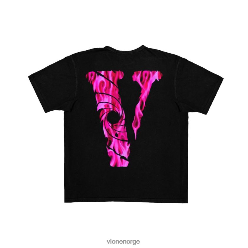 menn topp Vlone vice city t-skjorte svart P608VV234